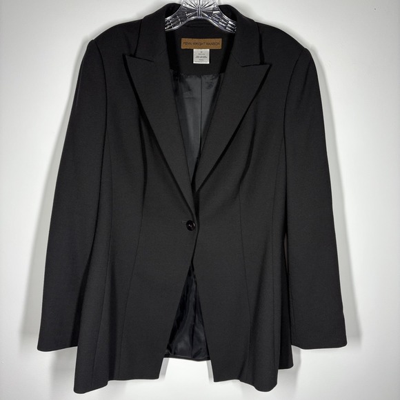 Fenn Wright Manson Jackets & Blazers - Fenn Wright Manson Women Single Breasted Wool Blazer Jacket Black Career Capsule